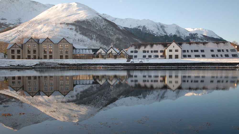 Isles of Glencoe in winter